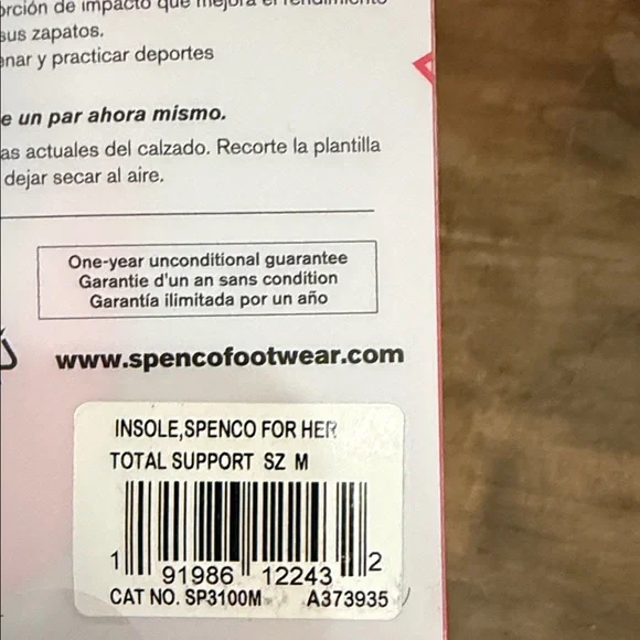 Spenco for Her Total Support Insoles - Picture 5 of 5